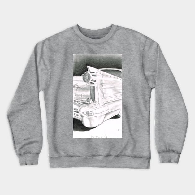 58 Olds #3 Crewneck Sweatshirt by GrizzlyVisionStudio